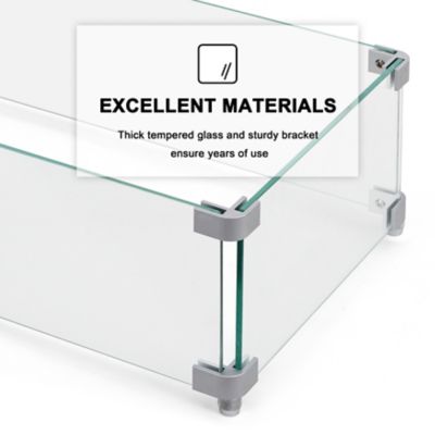 Image showing  Fire Pit Wind Guard, WG01