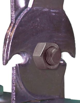 Image showing  7 lb. Capacity Steel Line Spool Rack with Cutter