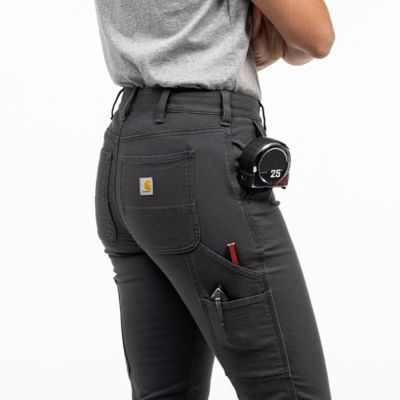 Image showing 6 th Carhartt Women's The Essential Canvas Pant