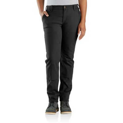 Carhartt Women's Relaxed Fit Mid-Rise Rugged Flex Canvas Double-Front Pants