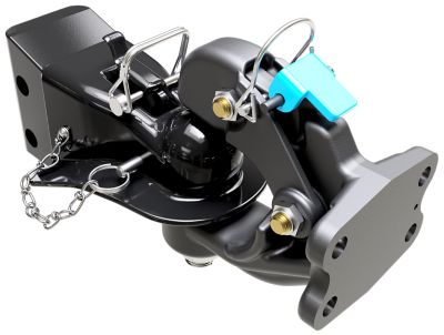 Image showing  1-3/4 in. Receiver Pintle Hook with 2-5/16 in. Ball Combo and Mounting Kit, 16,000 lb. GTW Capacity