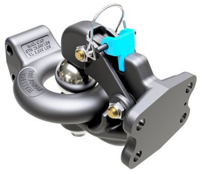 Image showing  1-3/4 in. Receiver Pintle Hook with 2-5/16 in. Ball Combo and Mounting Kit, 16,000 lb. GTW Capacity