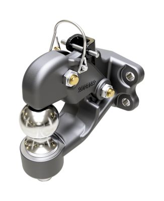 Wallace Forge Combination Pintle Hook with 2 in. Ball with Mounting Kit, 20,000 lb.