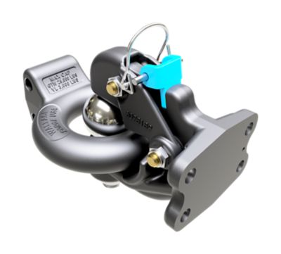 Image showing  Combination Pintle Hook with 2 in. Ball with Mounting Kit, 20,000 lb.