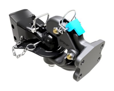 Image showing  30,000 lb. Capacity Combination Pintle Hook with Mounting Kit, 2-5/16 in. Ball, 30,000 GTW