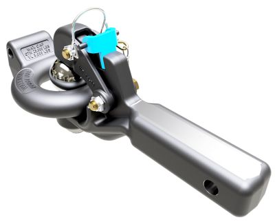 Image showing  2-1/4 in. 16,000 lb. Capacity Combination Pintle Hook, 2-5/16 in. Ball, Receiver Mount