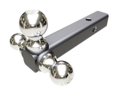 Wallace Forge Chrome Tri-Ball Ball Mount, 1-7/8 in., 2 in., 2-5/16 in. Hitch Balls