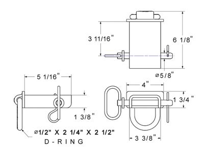 Image showing  Stake Pocket D-Ring