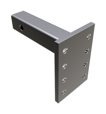 Image showing  3-Position Pintle Hook Receiver Mount with 9 in. Shank