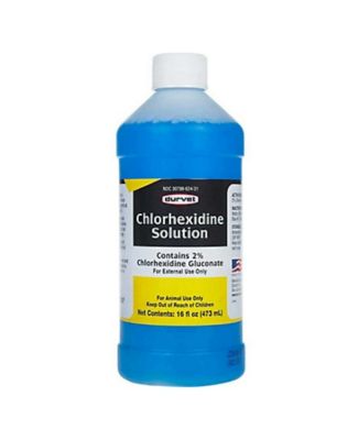 Durvet Chlorhexidine Solution 2%, 16 oz.