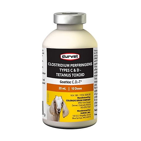 Durvet GoatVac C.D.-T, 10 Doses