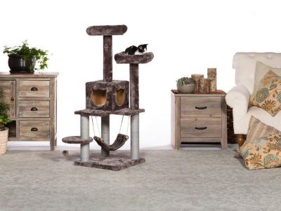 Image showing  4.5 ft. Party Tower Cat Tree