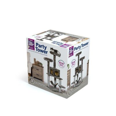 Image showing  4.5 ft. Party Tower Cat Tree
