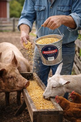 Image showing  2 qt. Hot Dipped Steel Pail