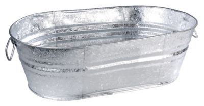 Image showing  5 gal. Hot-Dipped Galvanized Oval Tub
