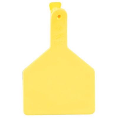 Z Tags Blank ID Cow Ear Tags, 1 pc., Yellow, 25-Pack