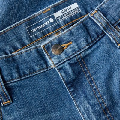 Image showing 6 th Carhartt Men's Slim Tapered Rugged Flex Jean