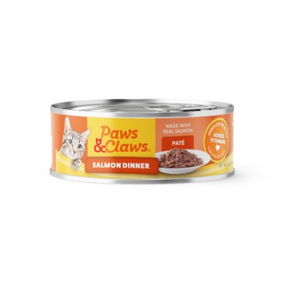 Paws & Claws Adult Complete Nutrition Salmon Pate Wet Cat Food, 5.5 oz.