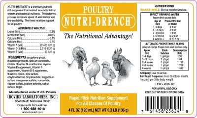 Image showing  Poultry Nutri Drench Supplement, 4 oz.