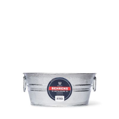 Behrens 1.5 gal. Low Galvanized Bucket