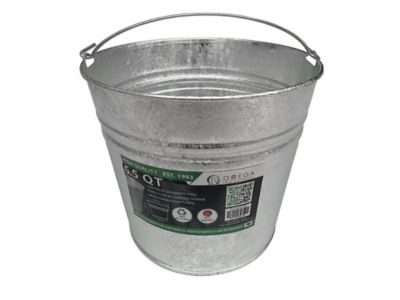 Omega Industrial 5.5 qt. Galvanized Metal Bucket