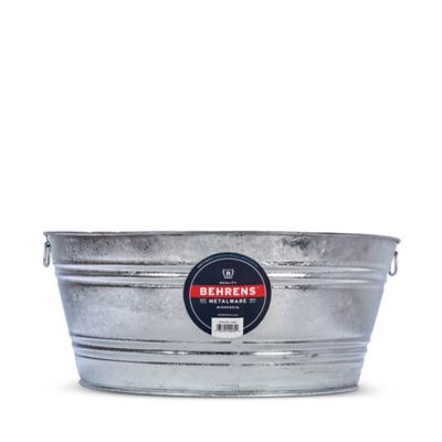 Behrens 28 gal. Galvanized Metal Tub