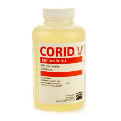 Huvepharma Corid 9.6% Coccidiostat Oral Calf Solution, 16 oz.