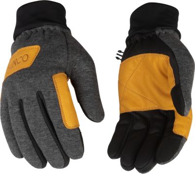 Image showing  Lined Fleece Buff Palm Glove