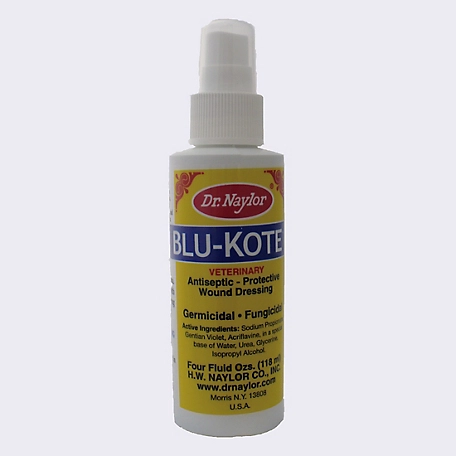 Dr. Naylor Blu-Kote Pump Livestock Wound Spray, 4 oz.