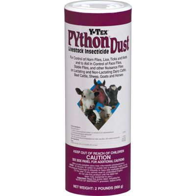 Python Livestock Insecticide Dust Shaker Can, 2 lb.