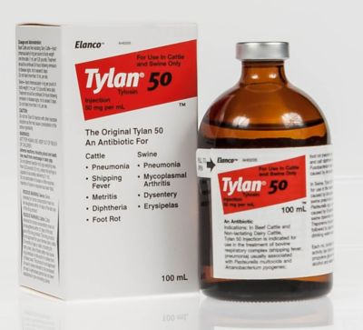 Elanco Tylan 50 Antibiotic Injection, 100 mL