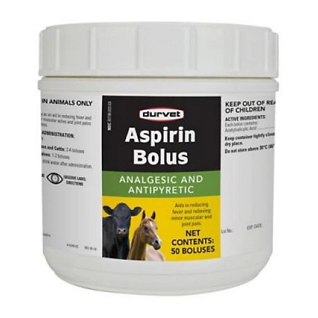 Durvet Aspirin Bolus 240 Grains
