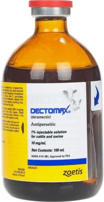 Zoetis Dectomax Livestock Dewormer, 100 mL