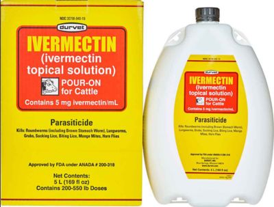 Durvet Ivermectin Pour On 5 L 387758 At Tractor Supply Co