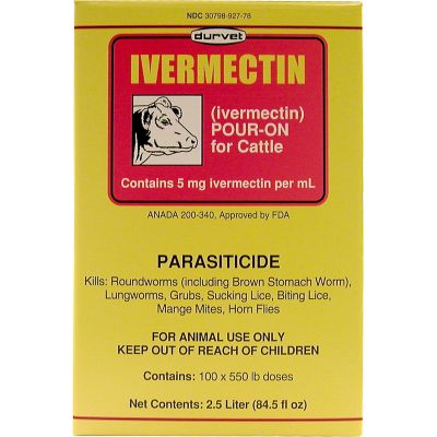 Image showing  Ivermectin Pour-On Cattle Dewormer