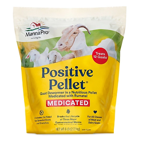 Manna Pro Positive Pellet Goat Dewormer, 6 lb.