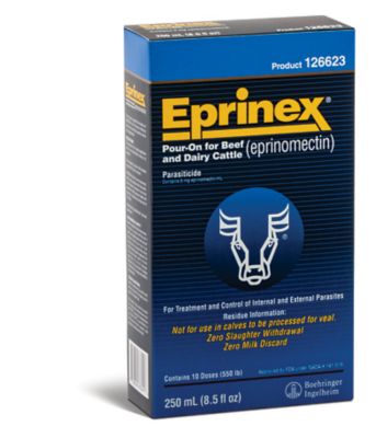 Eprinex Pour-On Beef and Dairy Cattle Dewormer, 250 ml