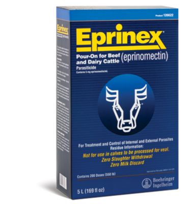 Eprinex Pour-On Beef and Dairy Cattle Dewormer, 5L