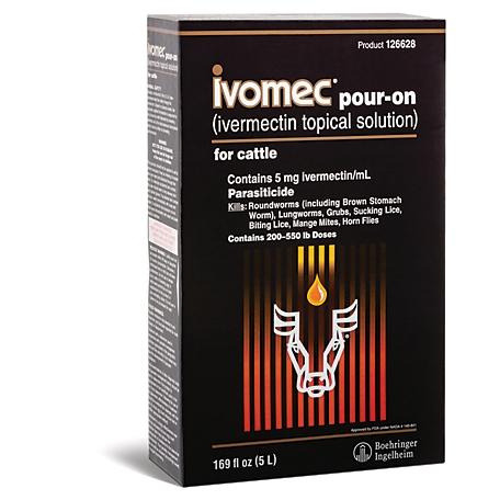 Ivomec Pour-On Cattle Parasite Control, 5 L