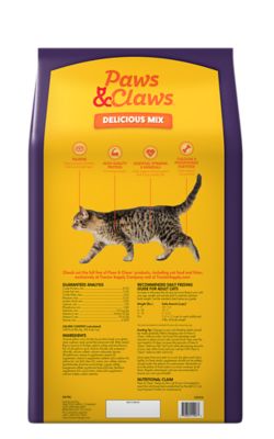 Image showing  Adult Indoor/Outdoor Delicious Mix Chicken, Salmon, Turkey and Tuna Formula Dry Cat Food
