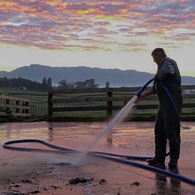 Image showing 5 th BluBird 5/8 in. x 50 ft. Hose Assembly, 125 PSI, Blue/White