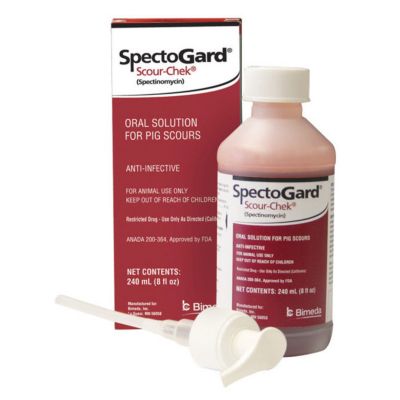 Bimeda SpectoGard Scour-Chek Oral Pig Solution, 240 mL