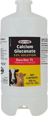Durvet Calcium Gluconate 23%, 500ml