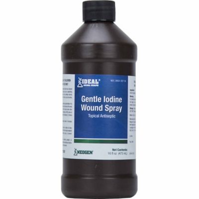 Ideal Animal Health Gentle Iodine Wound Spray, 1.17 lb.