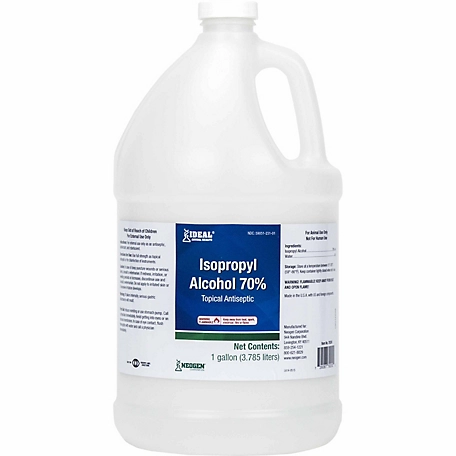 Ideal Animal Health 70% Isopropyl Alcohol Antiseptic, 1 gal. at Tractor  Supply Co.