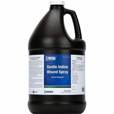 Ideal Animal Health Gentle Iodine Wound Spray, 9 lb.