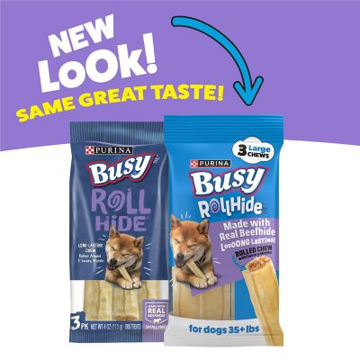 Image showing  Roll Hide Long-Lasting Chew, Small/Medium Size, 3 ct.