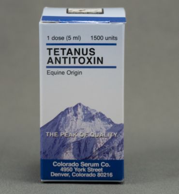 Colorado Serum Co. Tetanus Antitoxin Treatment for Non-Immunized Horses, 1 Dose