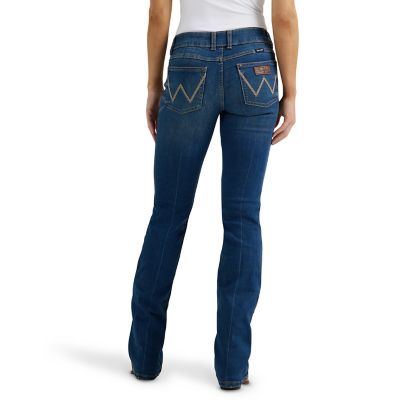 Image showing 1 th Wrangler Women's Mid-Rise Retro Mae Bootcut Jeans
