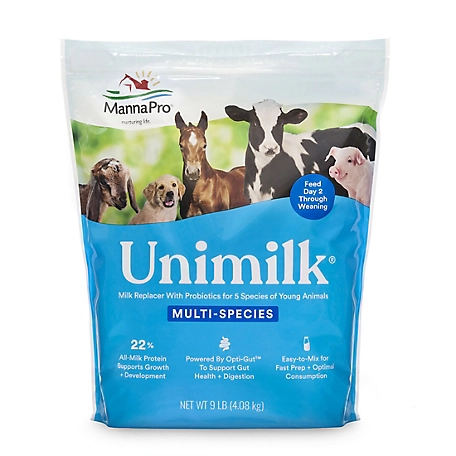 Manna Pro Unimilk Multi-Species Milk Replacer, 9 lb. at Tractor Supply Co.
